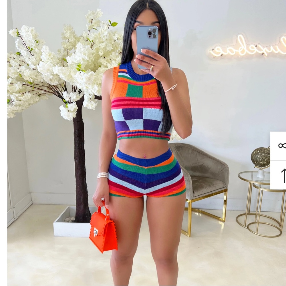 New Two Piece Short Set
